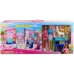 Barbie Pet Daycare Playset with 2 Dolls and 7 Animals