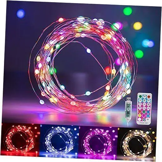 Fairy Lights Color Changing 33ft 100 LED String Lights