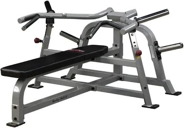 Body-Solid Pro ClubLine (LVBP) Adjustable Leverage Gym Bench - Converging Chest & Bench Press Machine with Sealed Bearings and Gas-Assisted Start Positions