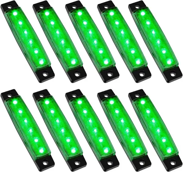 White 10 LED Pods Rock Underbody Lights for JEEP Offroad Truck ATV UTV Boat EXU