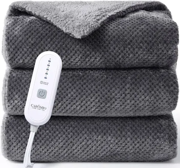 CAROMIO Heated Electric Blanket Throw