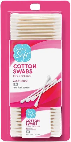 CVS Health Simply Soft Premium Cotton Swabs 300/Pack