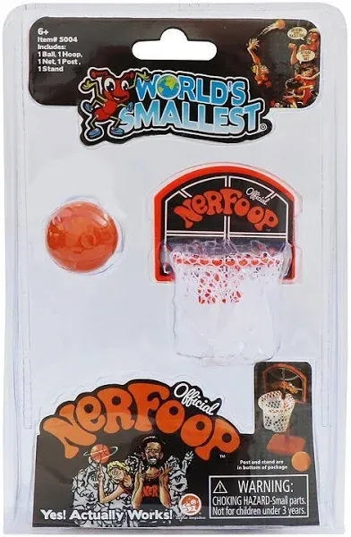 Nerf Basketball World's Smallest