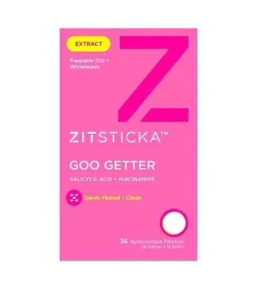 ZitSticka Goo Getter Surface Pimple Hydrocolloid Acne Patch