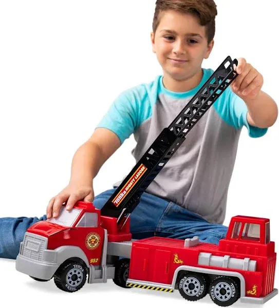 Tonka Steel Classics Hook N’ Ladder Fire Truck – Made with Steel &amp; Sturdy Pla...