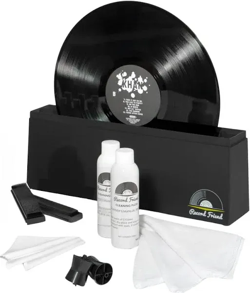 Big Fudge BFRF101US Record Friend Vinyl Record Deep Cleaning System Black