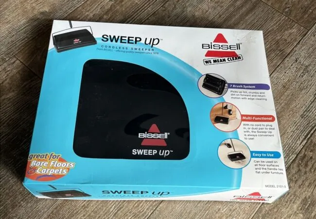 Bissell Sweep Up Cordless Sweeper Model 21013 7 Brush Multi-Function<wbr/>al! New