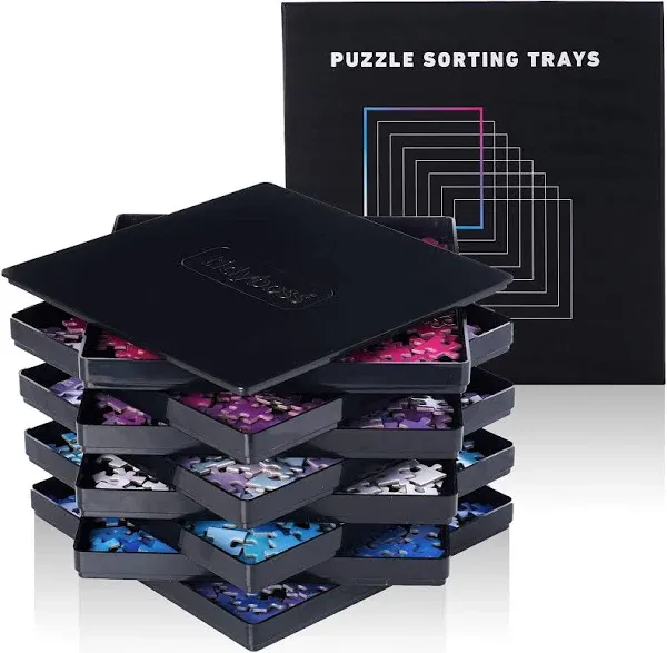 8 Puzzle Sorting Trays with Lid