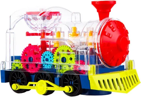 Berry President Transparent Electric Gear Train Toy