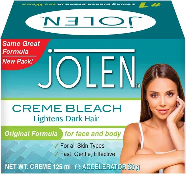 JOLEN Creme Bleach Original Formula, 125ml Creme 30g Accelerator