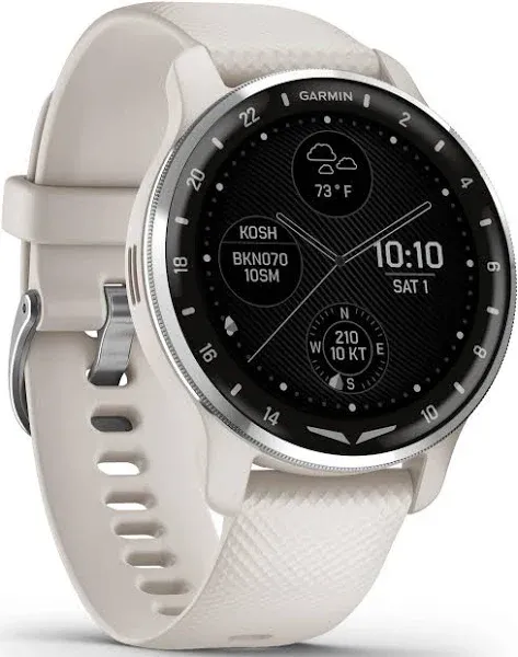 Garmin D2 Air X10 Aviator Smartwatch - Ivory