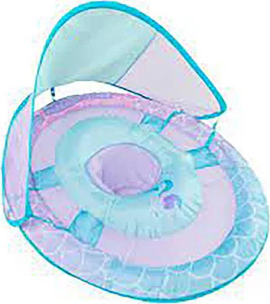 Swimways Sun Canopy Spring Float with Hyper-Flate Valve - baby spring float 