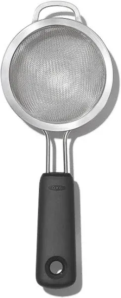 OXO Good Grips 3-Inch Mini Strainer, Multicolor, Black