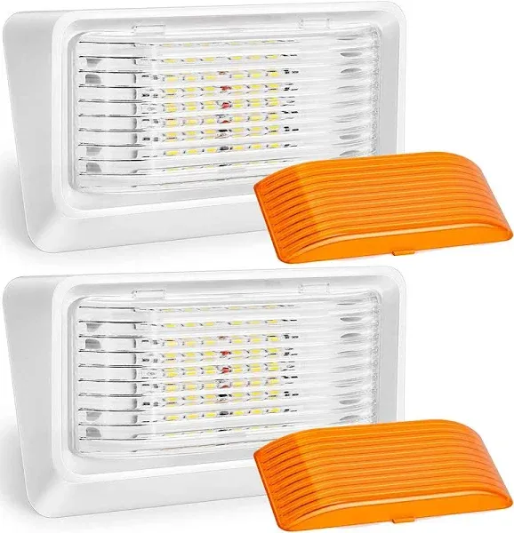 Kohree 12 Volt RV Porch Light Set of 2 LED Lights