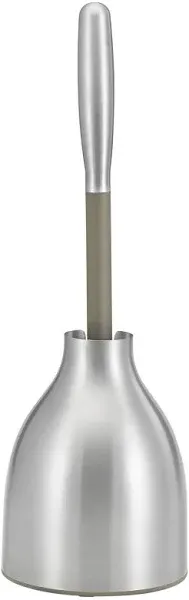 Polder Stainless Steel Bell Design Toilet Plunger Caddy with Flange Bulb Polder