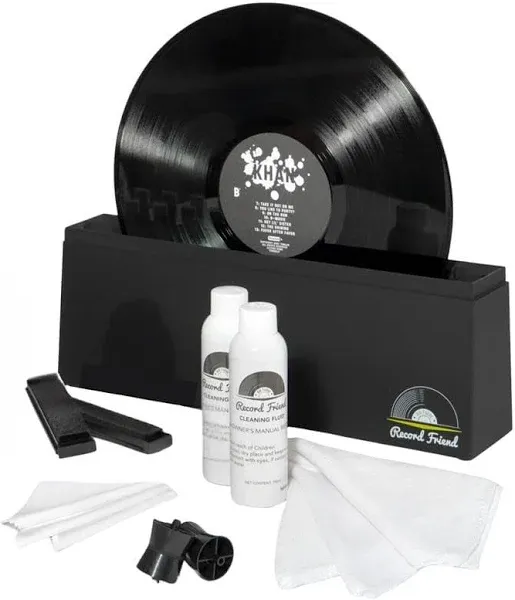 Big Fudge Vinyl Record Cleaning Kit - includes Album Cleaner Machine Washer F...