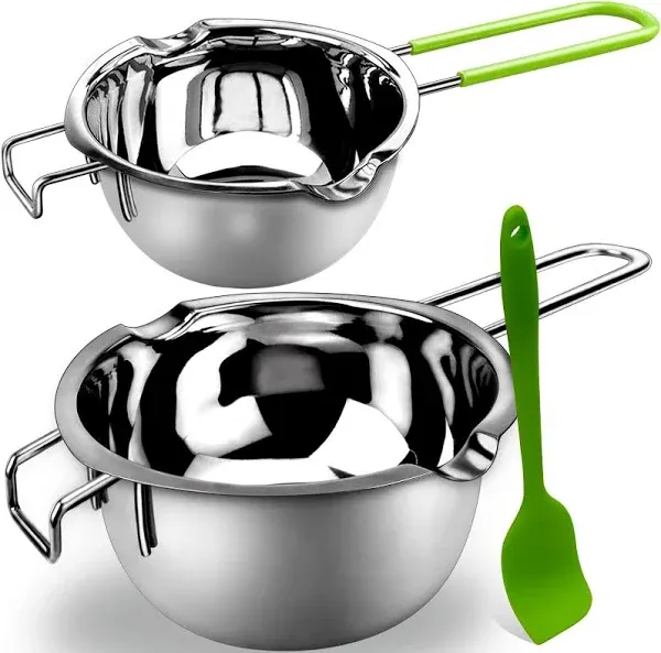 Double Boiler Pot Set for Melting Chocolate, Butter, Cheese,  Assorted Sizes 