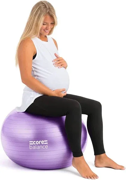 Exercise Ball for Workouts, Anti-Burst and Slip Resistant, Swiss Yoga Ball fo...