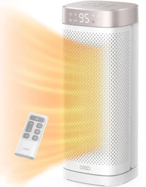 Space Heaters for Indoor Use, 16 Inch Fast Heating Portable Heaters with Remote