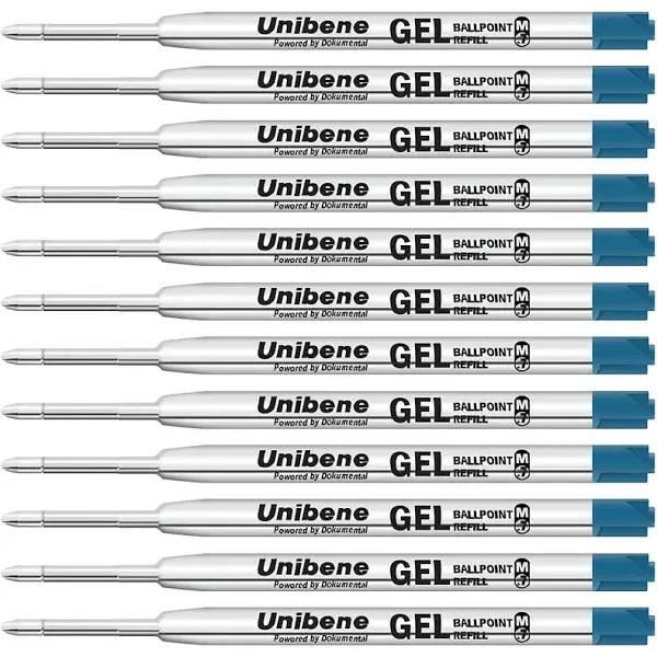 Unibene Parker Compatible Gel Ink Ballpoint Refills