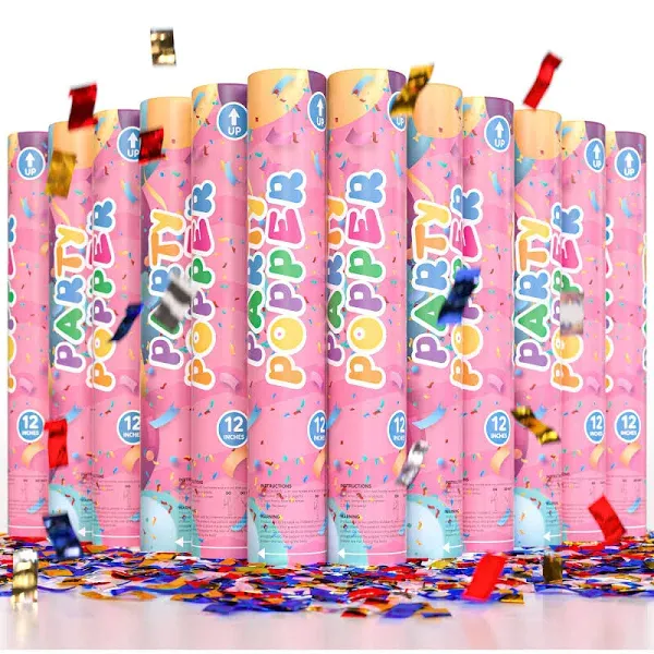 Confetti Cannons | Fast &amp; Free Shipping | TUR Party Supplies