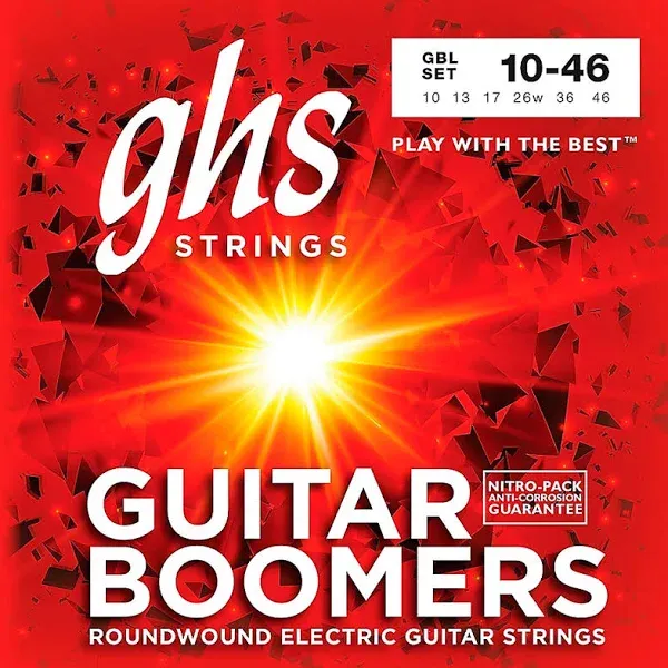 GBL GHS Light Boomers Electric Guitar Strings