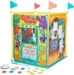 Melissa & Doug Fun at The Fair! Game Center Play Tent (4 Sides of Activities)