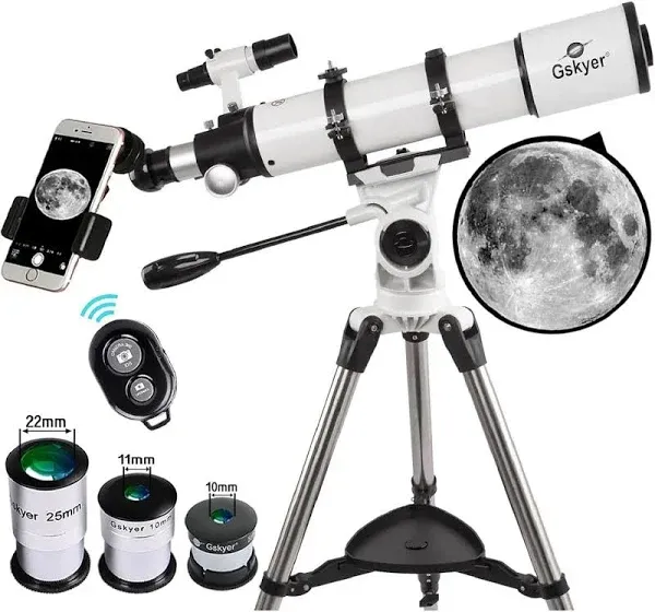 Gskyer Telescope 600x90mm AZ Astronomical Refractor Telescope for Adults Astronomy