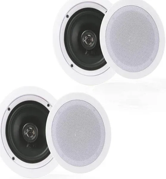 Pyle Audio 5.25 Inch 2 Way 150w Ceiling Wall Speakers PDIC1651RD