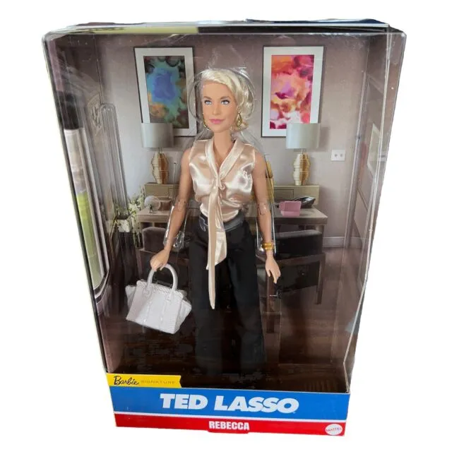 2023 Barbie Signature GOLD LABEL Ted Lasso REBECCA WELTON DOLL  W/SHIPPER HJW93