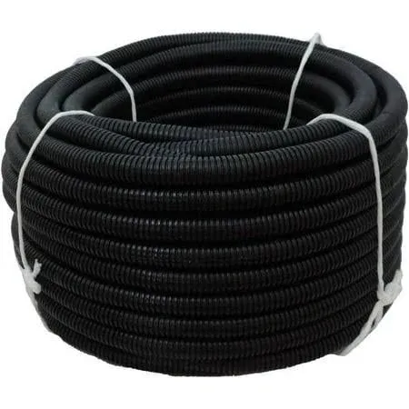 HYDROMAXX 100' Flexible Corrugated Ldpe Non Split Tubing Wire Loom