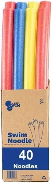 In The Swim 40-Pack 2-Inch Diameter Standard Pool Noodles