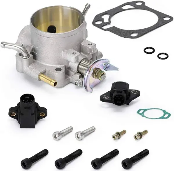 PQY 70mm Intake Manifold Throttle Body Kit for Honda B/D/H/F Series