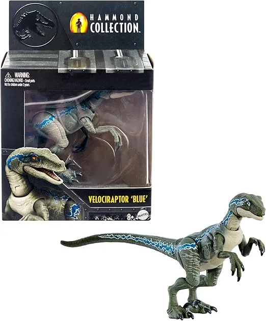 Jurassic World Hammond Collection Velociraptor Blue