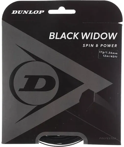 Dunlop Black Widow Tennis String