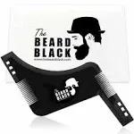 The Beard Black Beard Shaping & Styling Tool with Inbuilt Comb for Perfect Line