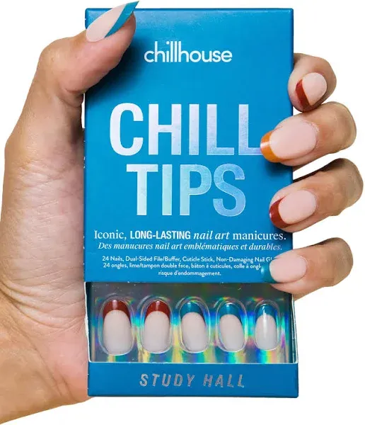 Chillhouse Women's Chill Tips Study Hall Press-On Nails