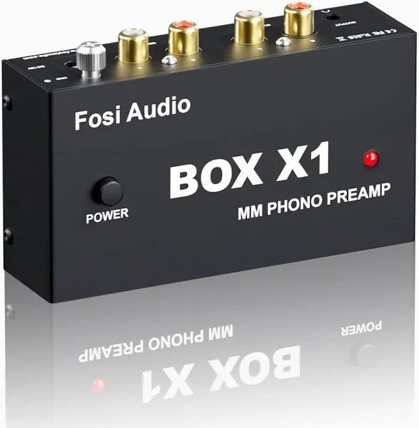 Fosi Audio Box X1 Phono Preamp For mm Turntable Mini Stereo Audio