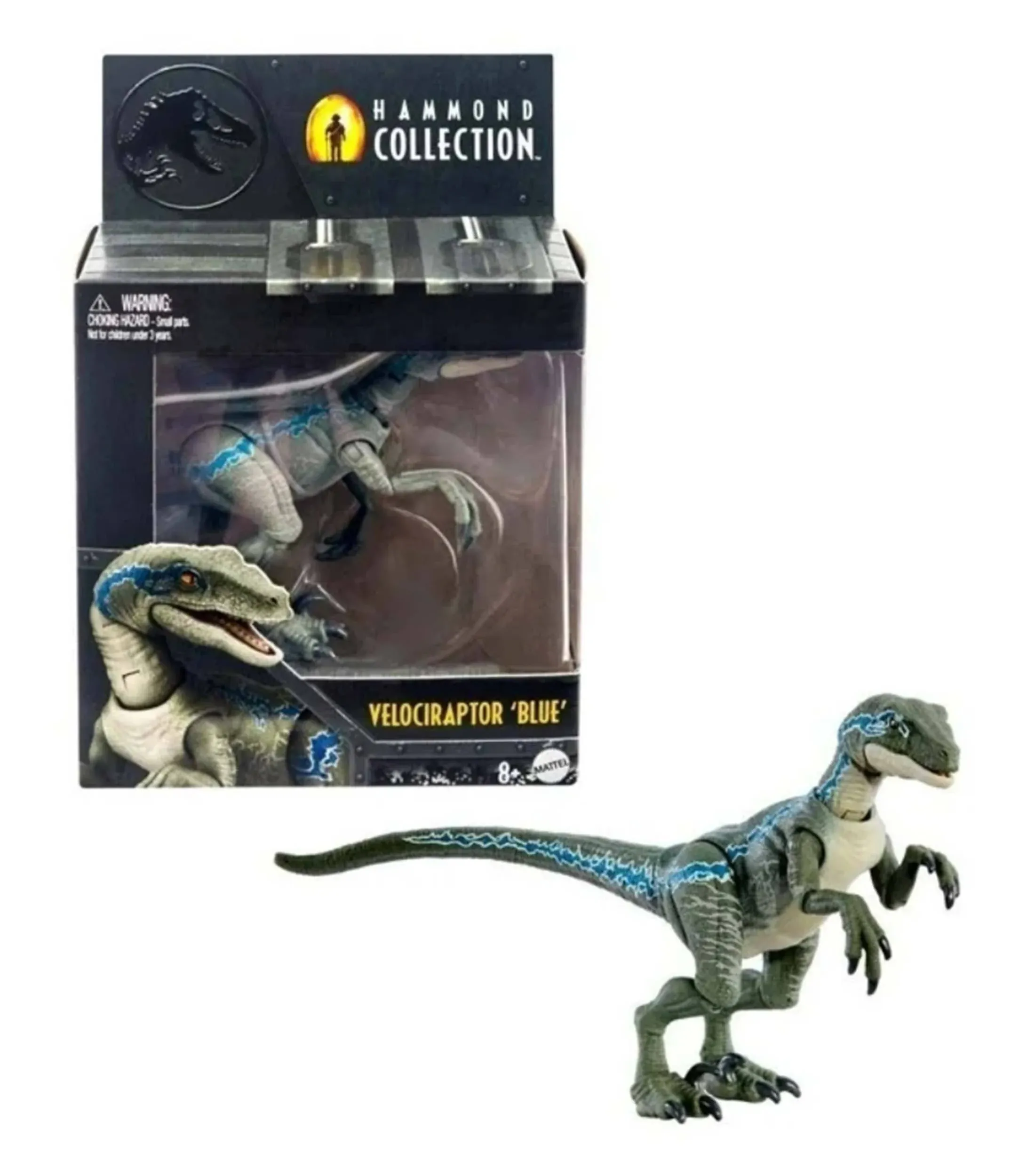 Jurassic World Hammond Collection Velociraptor Blue