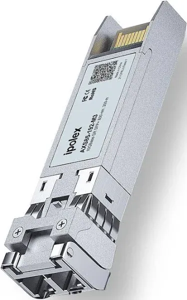 ipolex 10GBase-SR SFP+ Transceiver Multimode LC SFP+ 850nm 10GB SR SFP+ Module for Cisco SFP-10G-SR Ubiquiti UniFi UF-MM-10G Meraki MA-SFP-10GB-SR Mi