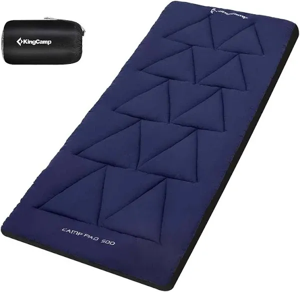 KingCamp Cot Pad for Camping, Comfortable Lightweight Mat