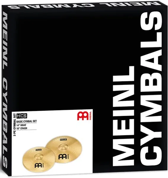 Meinl Cymbals HCS Three for Free Cymbal Pack with Free Splash