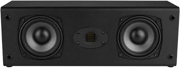 Dayton Audio C452 Dual 4-1/2&#034; 2-Way Center Channel Speaker (Black)