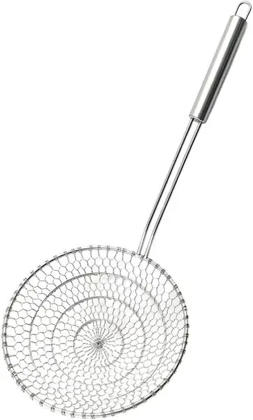 Best Utensils Asian Kitchen Stainless Steel Spider Strainer Professional Wire Sk