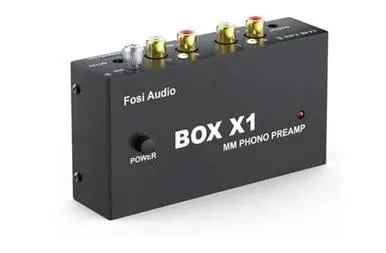 Fosi Audio Box X1 Phono Preamp For mm Turntable Mini Stereo Audio