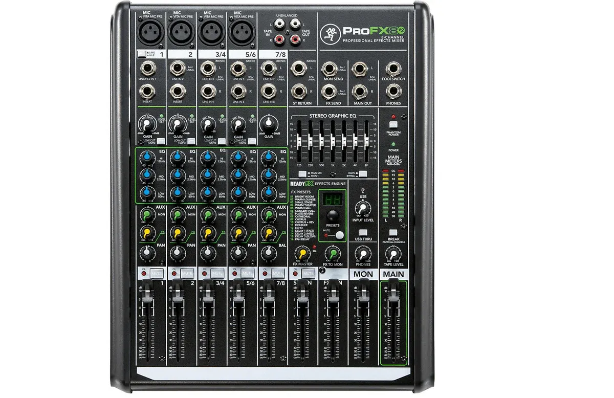 Mackie ProFX8v2 8-Channel Effects Mixer with USB