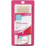 Medline Simply Soft Cotton Tip Applicators, Cotton Swabs with Double Round Tips, 300 Count