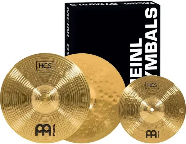 MEINL HCS Cymbal Pack with Free Splash, Sticks, and Lessons