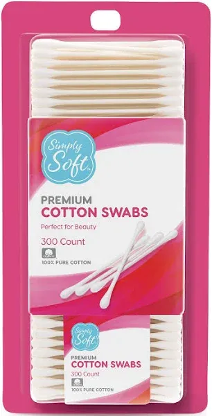 CVS Health Simply Soft Premium Cotton Swabs 300/Pack