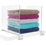 Acrylic Shelf Dividers for Shelves - Closet Organizer for Handbags Purses Shirts